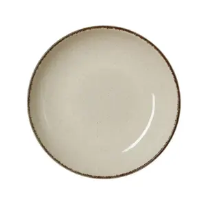 Porcelain plate WAS SMILLA SAND D21cm, beige