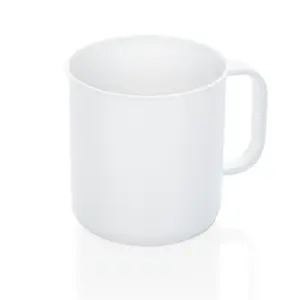 Reusable Mug WAS KRŪZE 300 ml – WAS brand, white polypropylene (PP)
