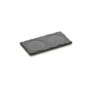 WAS Classic Mill Paliktnis 2. dzirnaviņām WAS 16x8x1 cm black slate stand