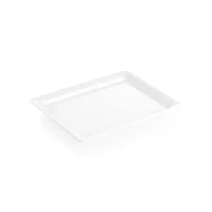 Plate WAS Day & Night GN 1/2 White Melamine DE1236705012 — GN 1/2 melamine serving plate
