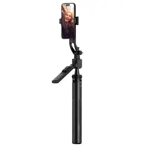 Rollei 23152 Smartphone and Action Camera Tripod with 4 Legs and 2.5 kg Load Capacity in Black