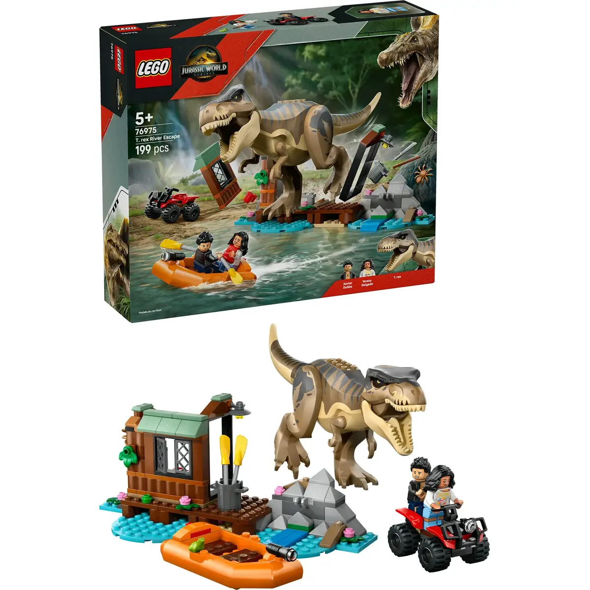 LEGO T. rex River Escape 76975 building set Photo 2