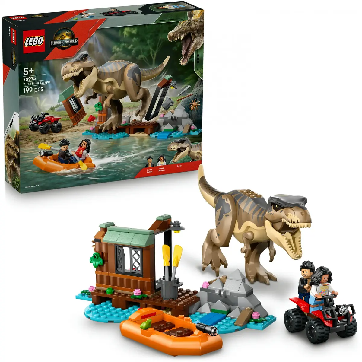 LEGO T. rex River Escape 76975 building set Photo 5