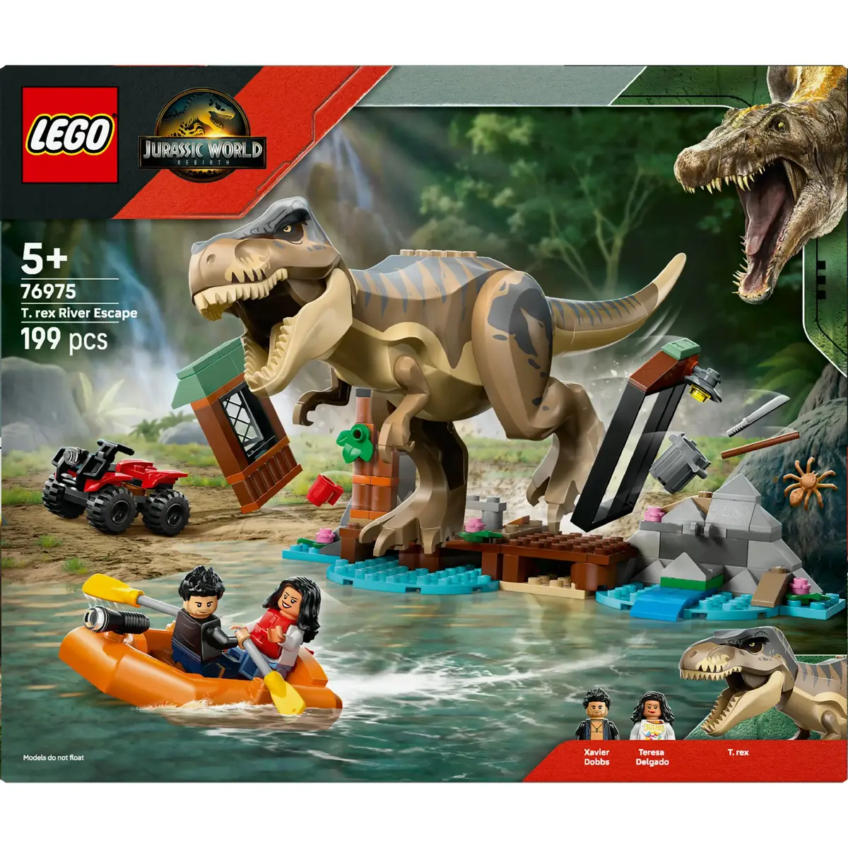 LEGO T. rex River Escape 76975 building set Photo 7