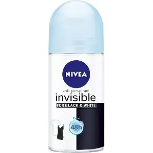 Dezodorants roll-on Nivea INVISIBLE PURE sievietēm 50 ml – antiperspirants, bez spirta