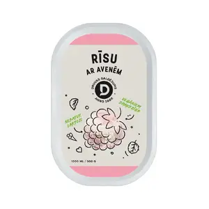 Druvas saldējums Rīsu saldējums ar avenēm 1000ml