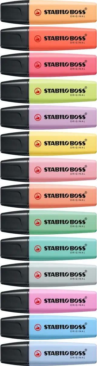 Текстовыделитель Stabilo Boss Original Pastel — скошенный наконечник Photo 4
