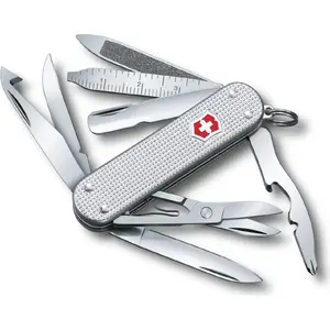 Victorinox Swiss Army Knife Mini Champ Alox red V-0.63 81.26 — compact multi-tool with Alox scales