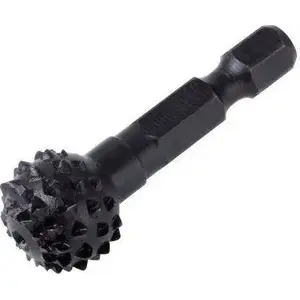 Wood rasper/profile rasp Wolfcraft WF4379000 – spherical profile, 6-sided hex shank