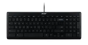 Wired USB Keyboard Acer GP.KBD11.04F — Full-size QWERTY US International, Black, 1.45 m cable