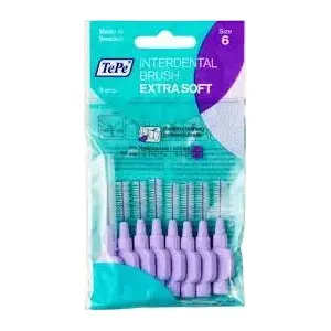 Starpzobu suka TePe Extra Soft 1,1 mm, 8 gab.
