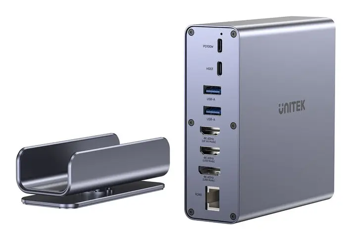 Unitek D1135AGY01 DisplayLink dokstacija Photo 8