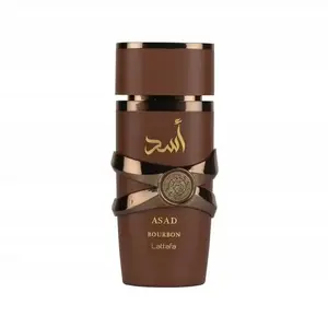 Eau de Parfum spray Lattafa Asad Bourbon 100 ml, unisex fragrance