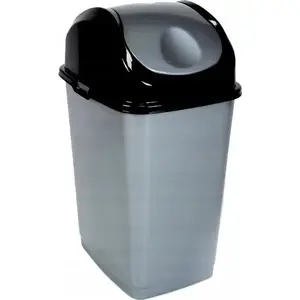 Tilt-out waste bin Katex SLIM 10 L — grey, 240×195×365 mm