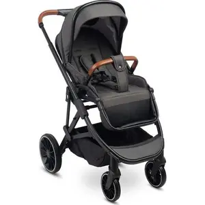 Ratiņš Caretero Ratio Dark Grey — pastaigu rati, kompakts salokāms