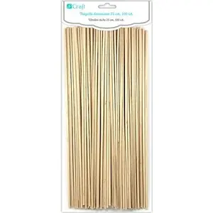 Wooden Sticks DP Craft 25 cm, pack of 100 — DPCRAFT 00789DLP