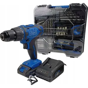 Cordless Drill/Driver Scheppach C-DTB74/1-X 20 V kit with 2 Ah battery, 2.4 A charger and accessories