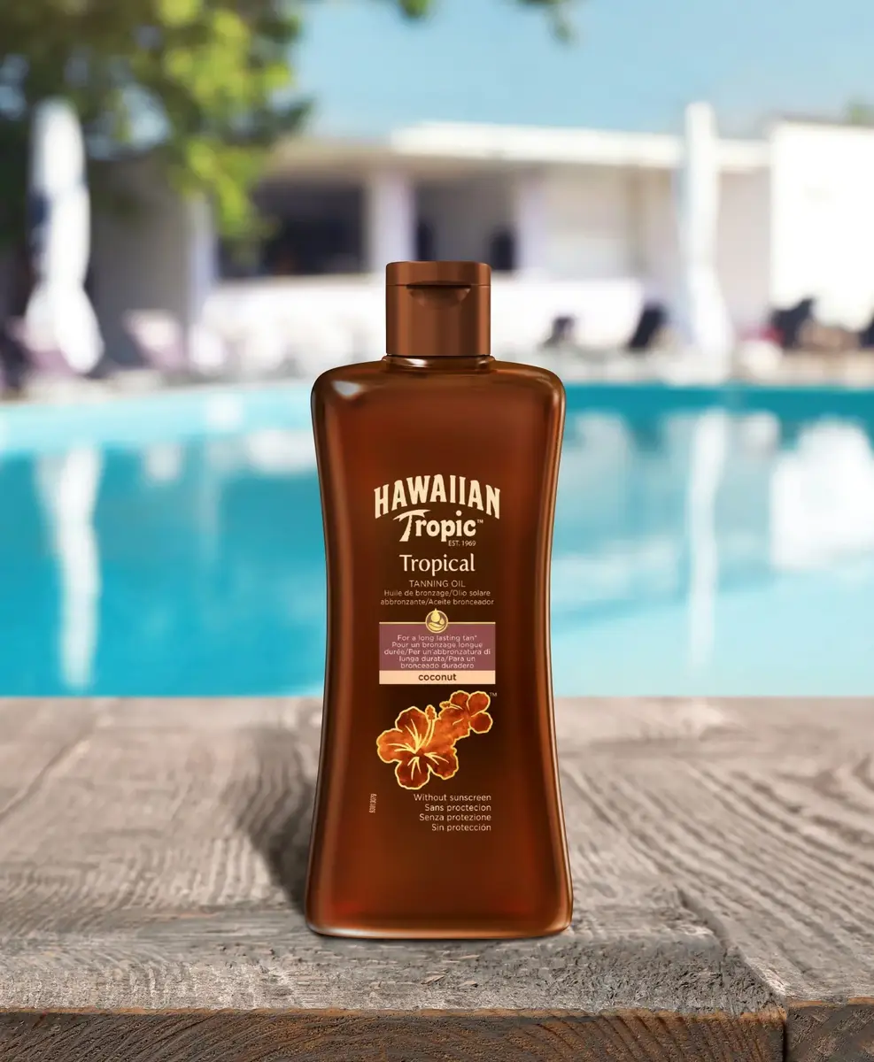 Hawaiian Tropic Tropical Tanning Oil Dark 200 ml Photo 2
