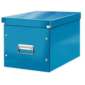 Storage box Leitz Click & Store WOW rectangular polypropylene Blue 320×360×310 mm