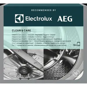 Порошок для удаления накипи и жира Electrolux M2GCP121 для посудомоечных и стиральных машин, 12 шт.