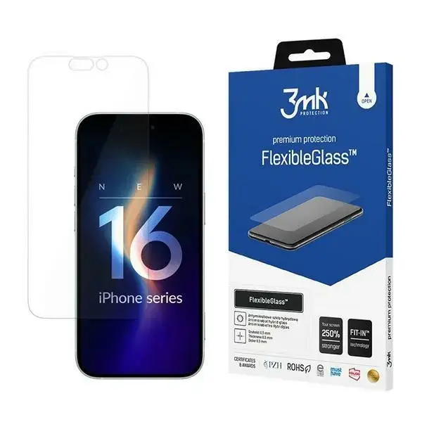 3MK FlexibleGlass pro ekrāna aizsargs iPhone 16 Pro Max Photo 7