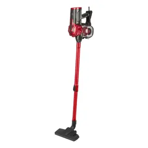 Stick vacuum Bomann BS6072CB 2-in-1 floor & handheld, 600 W, bagless, HEPA, red/anthracite