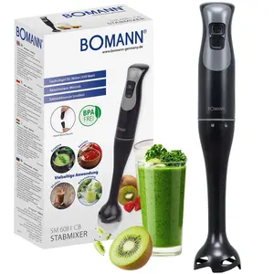 Immersion blender BOMANN SM 6081 CB — 350 W, stainless steel blades, removable rod, 2-speed + turbo