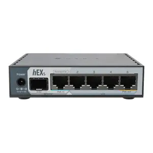 Проводной маршрутизатор MikroTik E60IUGS Gigabit Ethernet 950 МГц 512 МБ