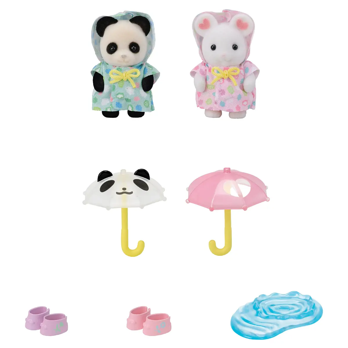 Epoch Sylvanian Families Nursery Friends - Rainy Day Duo Photo 3