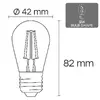 LED-лампа VISIONAL VS-B-19 1W 2700K Photo 2