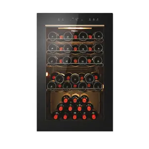 Haier Wine Bank 50 Serie 3 HWS49GAE Compressor wine cooler Freestanding Black 49 bottle(s)