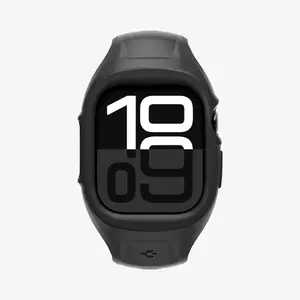 Чехол + Ремешок Spigen Liquid Air Pro Apple Watch 10 46mm Matte Black