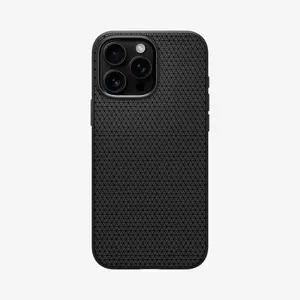 Чехол Spigen Liquid Air T iPhone 16 Pro Max Матовый Черный Монохромный