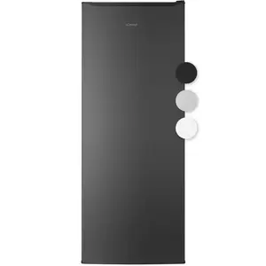 Freestanding refrigerator BOMANN VS 7363, 85 L, black, LED, 5 safety glass shelves, reversible door