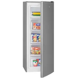 Upright freezer BOMANN GS 7364 — 168 L, stainless steel, D class, ≤-18°C, 142.5×54.5×57.5 cm