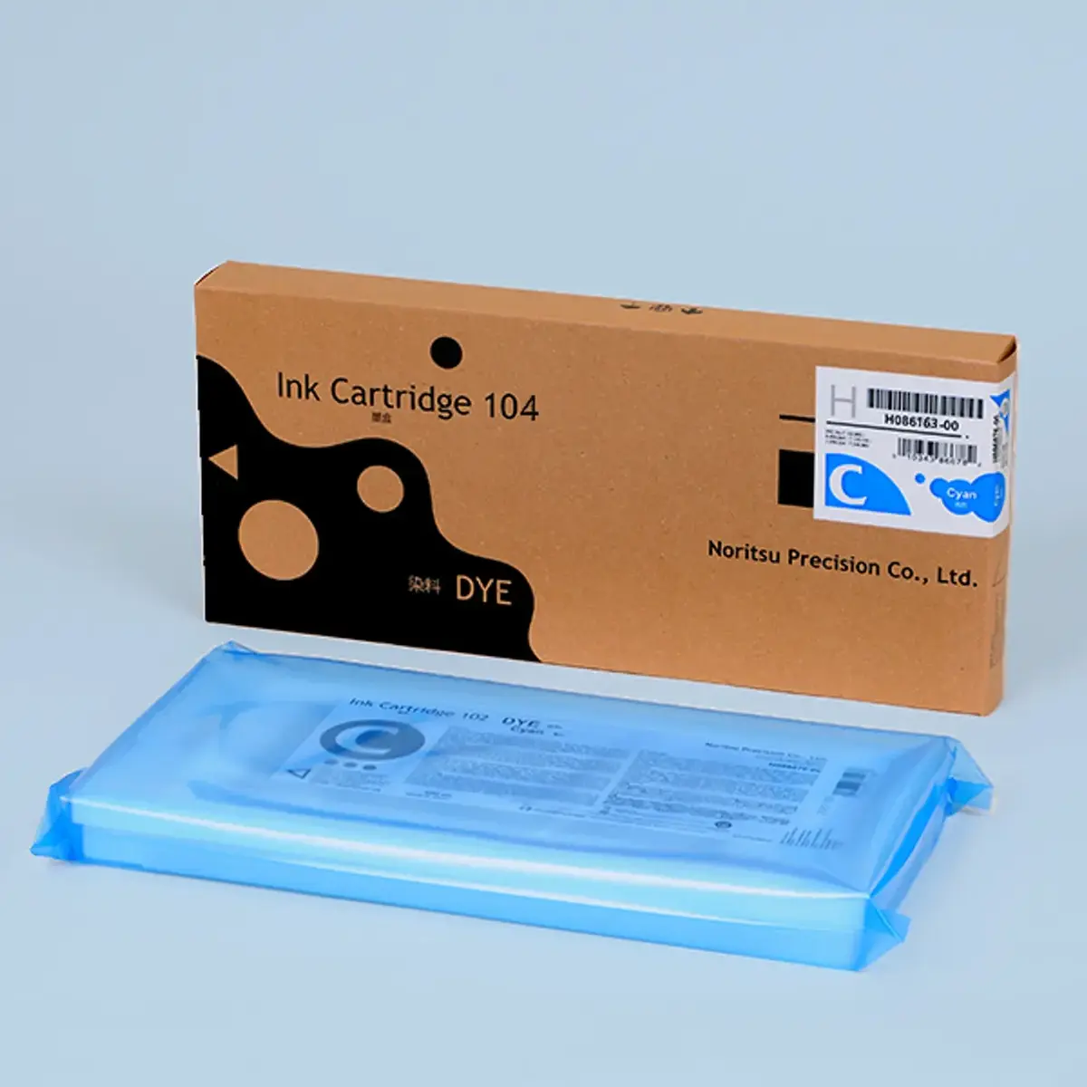 Noritsu H086163-00 500 мл циановые чернила Photo 2
