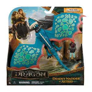 Action Figures Dreamworks Dragons Deadly Nadder Astrid Viking Duo