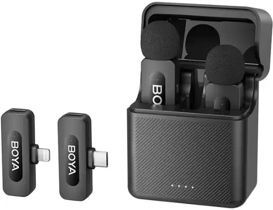 Wireless microphone Boya BY-V3 Combo 2.4GHz Photo 11