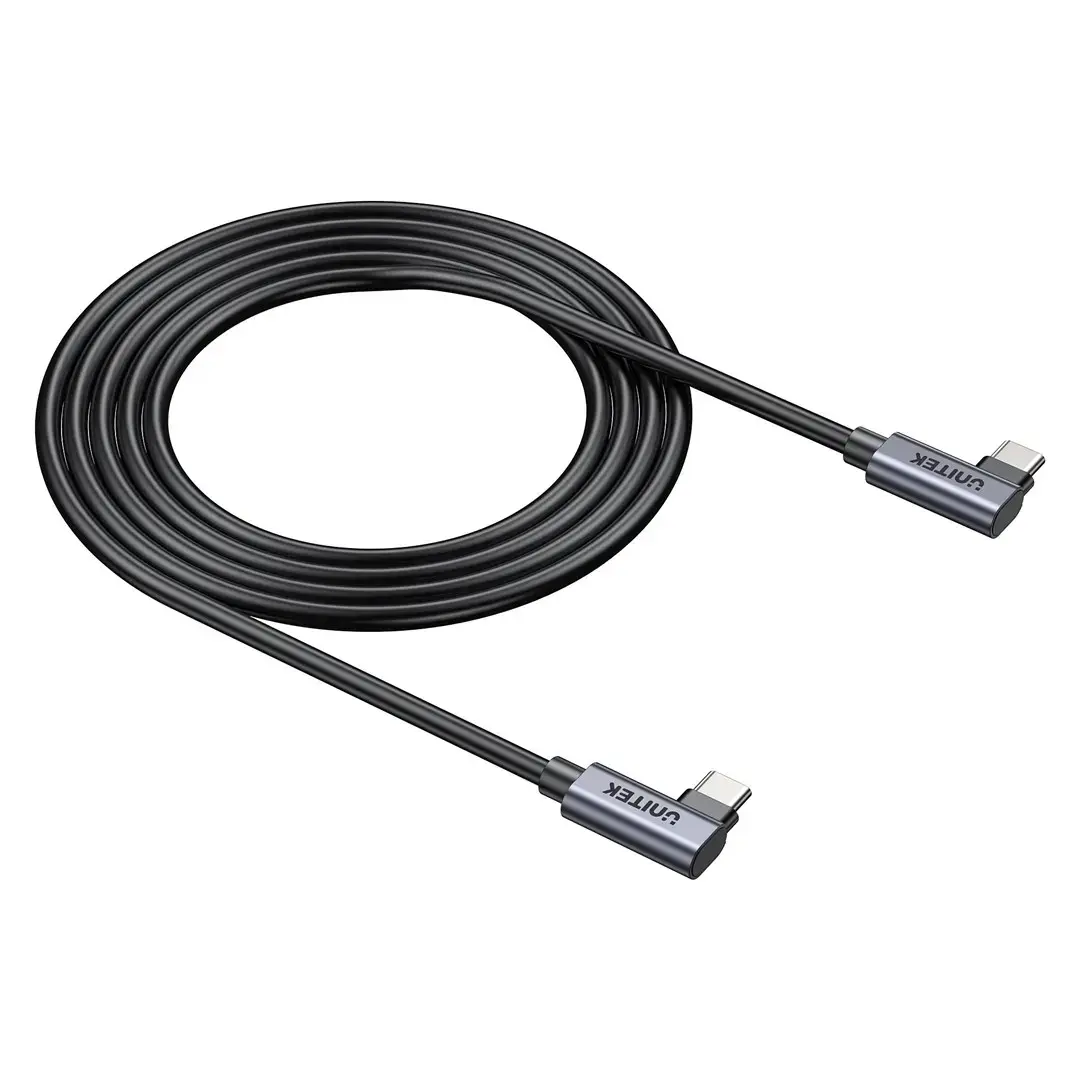 Кабель USB‑C Unitek C14147ABK01 90°–90° PD 100 Вт Photo 6