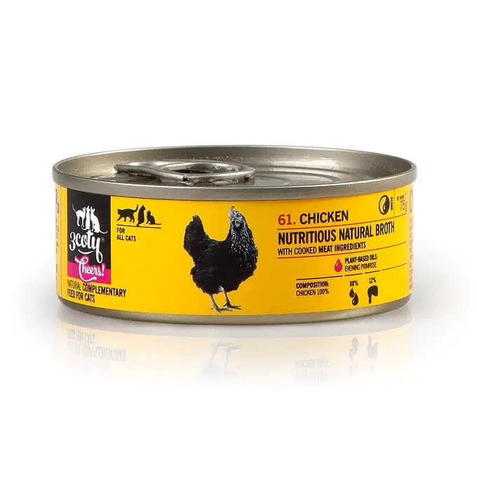 Mitrā kaķu barība 3coty Chicken Cheers