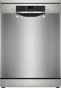 Freestanding Dishwasher Bosch Serie 2 SMS25GI09F with 12 Place Settings, 5 Programs, Heat Exchanger Drying, Stainless Steel Door and 46 dB Noise Level