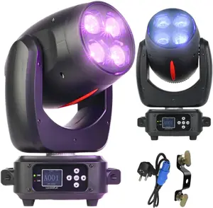 Moving head LED gaisma Light4Me RED LINE WASH 4x40W – moving head wash ar 4×40W LED
