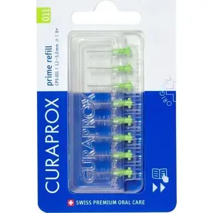 Starpdzeru birstītes Curaprox CPS06 TURQUOISE – 8 gab., izmērs CPS 06