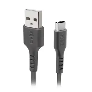 USB 2.0 cable SBS Mobile TECABLEMICROC15K — USB A to USB C, 1.5 m, Black