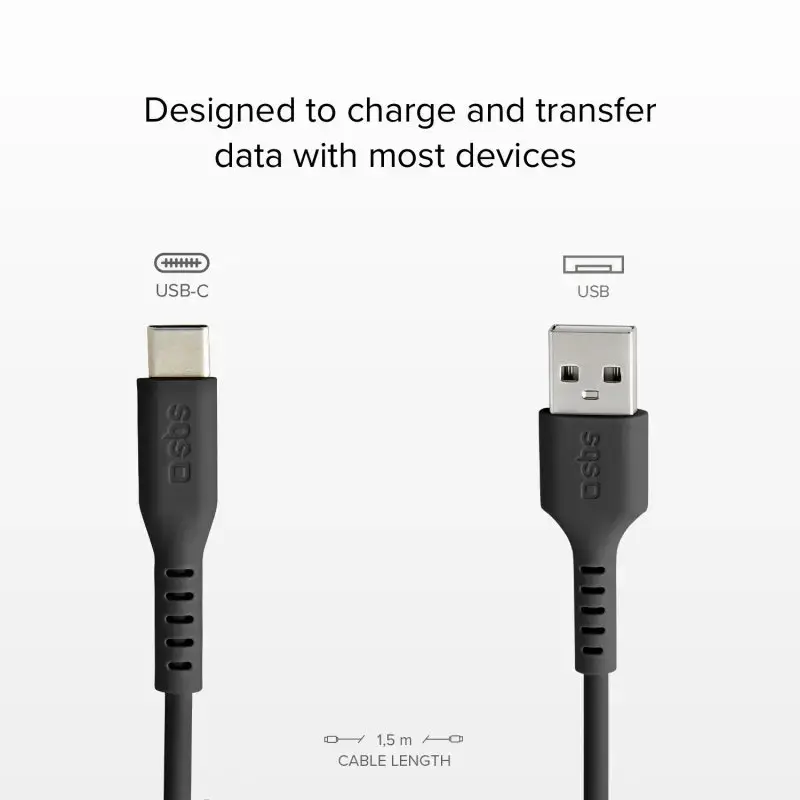 USB 2.0 cable SBS Mobile TECABLEMICROC15K Photo 3