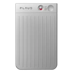 Diktafons Samsung PLAUD PLD-64G-SI, 64 GB, USB‑C, 30 st darbības laiks, 400 mAh, sudraba