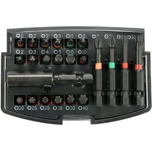 Uzgriežņu komplekts Yato YT-04621 1/4" 23 gab.