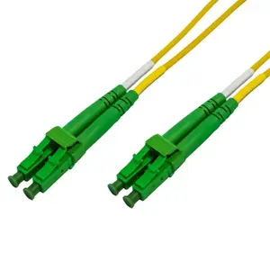 Optiskais savienojuma kabelis LC/APC — LC/APC 9/125µm SM duplekss, 7 m