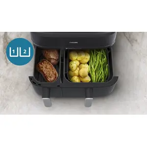 2 baskets and 2 sizes to suit any meal