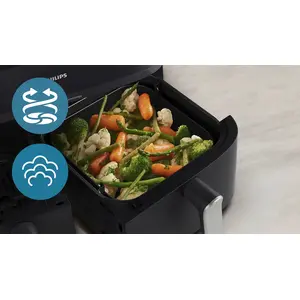 For evenly cooked food without any burnt patches